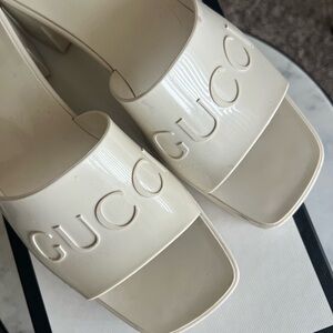 Gucci Women's Beige Mules